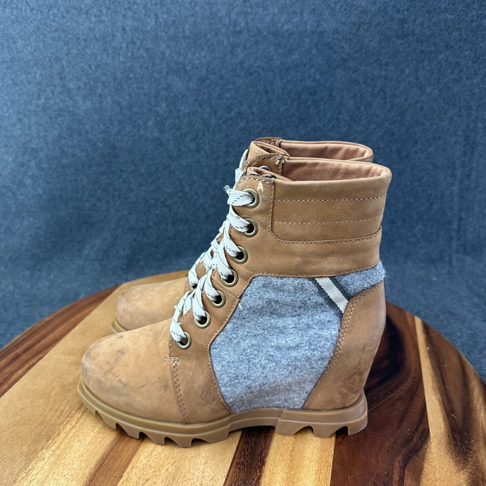 Sorel Women's 5.5 Joan of Arctic Wedge III Lexie Boot Waterproof Leather Wedge - Picture 5 of 10